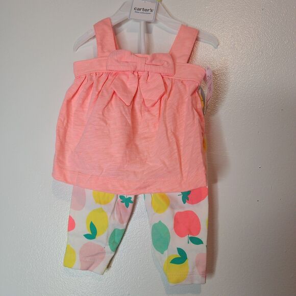 Carter's 3M Girl Set Lemon Apple Strawberry - Picture 1 of 3